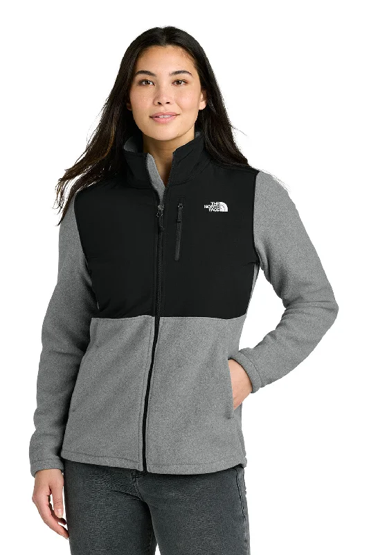 The North Face Womens Highest Peak Fleece Full Zip Jacket - Heather Medium Grey/Black - New Corduroy Jacket Velvet Jacket Brocade Jacket The North Face Womens Highest Peak Fleece Full Zip Jacket - Heather Medium Grey/Black - New Corduroy Jacket Velvet Jacket Brocade Jacket