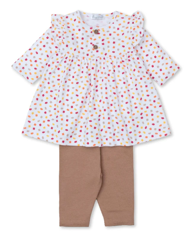 Turkey Time Leaves Dress Set