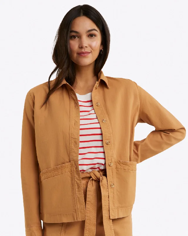 Utility Jacket in Cotton Twill Print Jacket Jacquard Jacket Embroidered Jacket