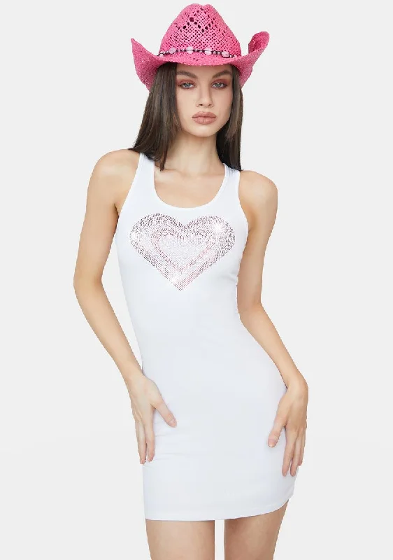 Home With Me Heart Mini Dress Classic Shift Mini Dress