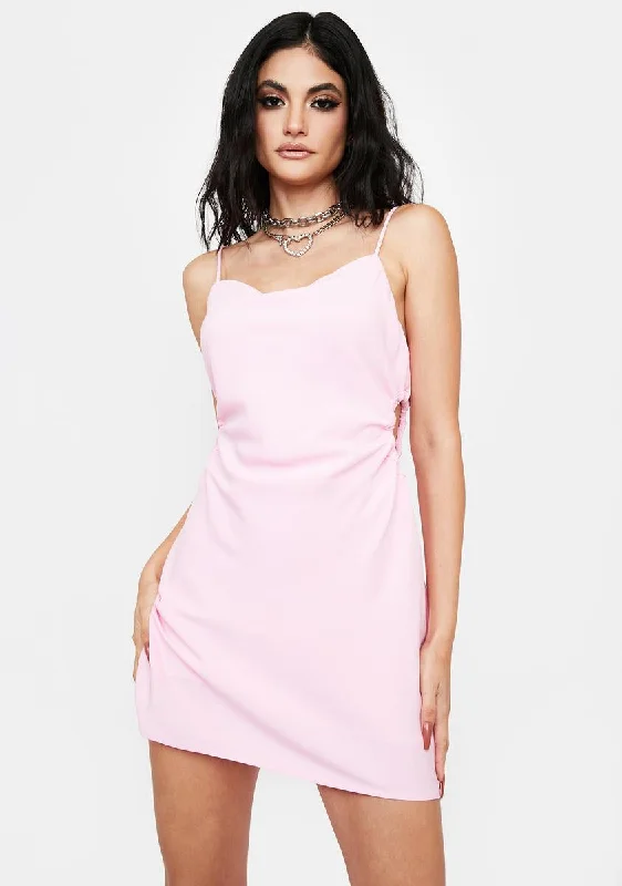 Knew I Love You Mini Dress Fashionable Mini Dress with Frills