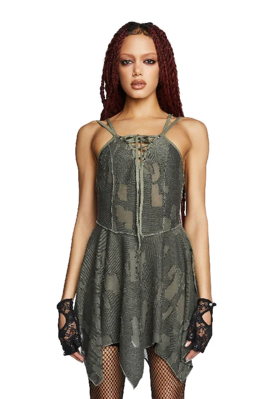 Soul Sacrifice Mini Dress Fashionable Off-Shoulder Mini Dress