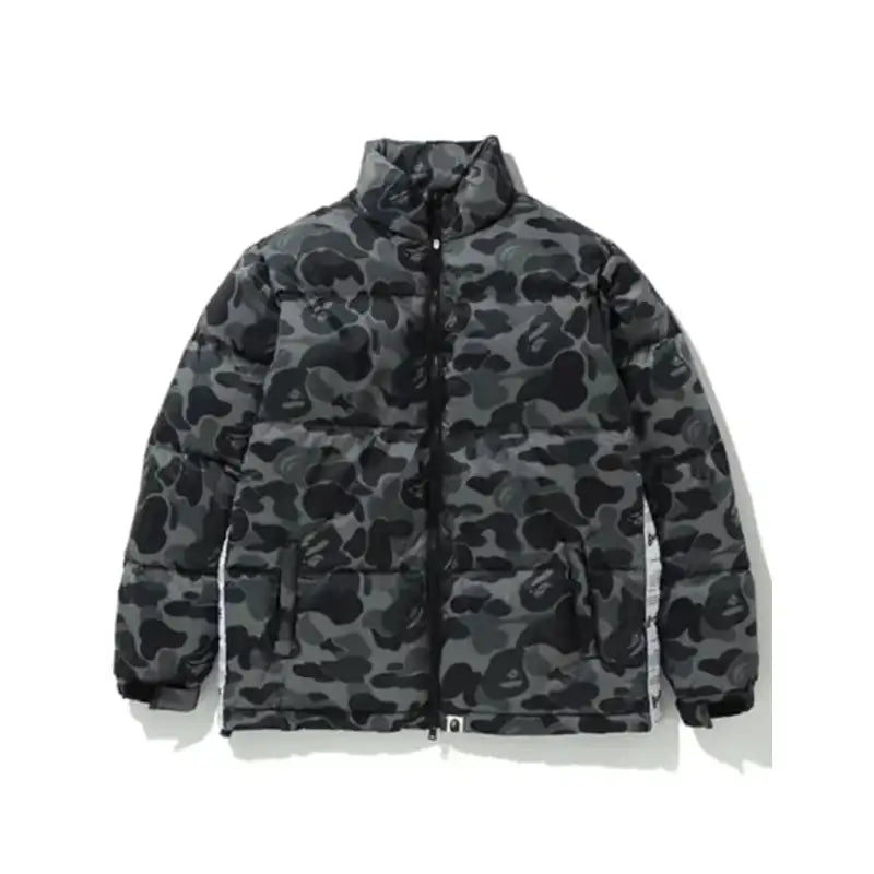 A Bathing Ape Parachute Puffer Jacket Faux Fur Jacket Real Fur Jacket Shearling Jacket