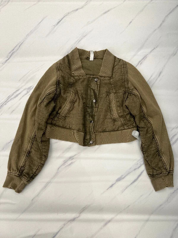 Jacket Other By Daily Practice By Anthropologie In Green, Size: M Trench Coat Raincoat Waterproof Jacket