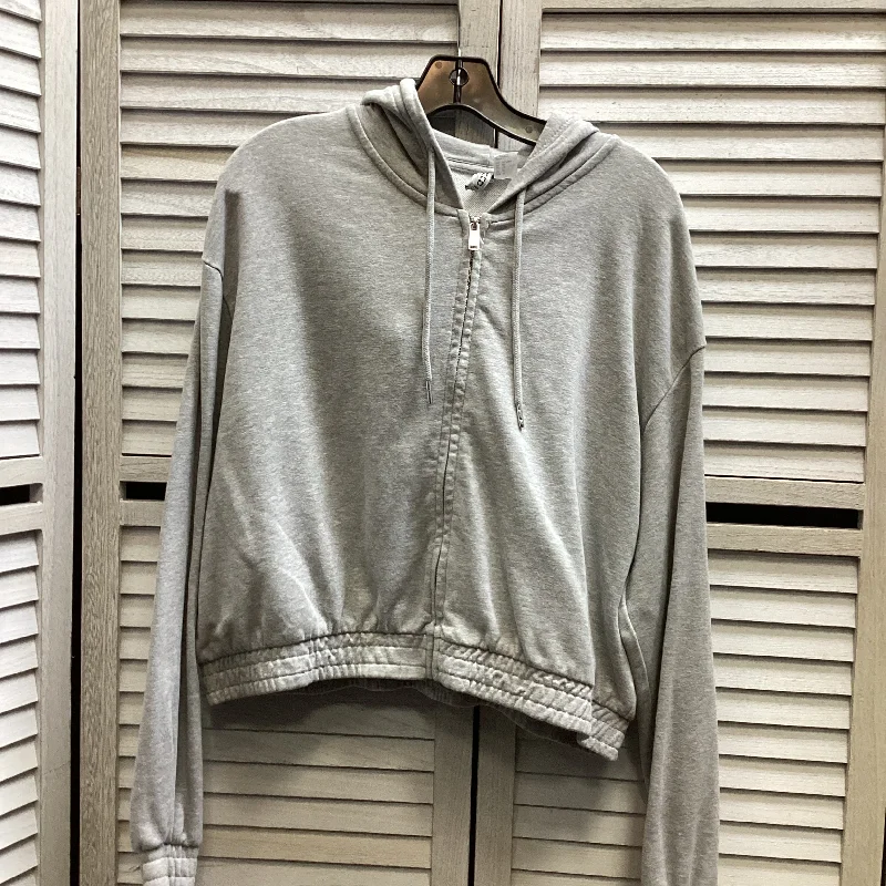 Jacket Other By Divided In Grey, Size: Xl Knit Jacket Woven Jacket Fleece Jacket