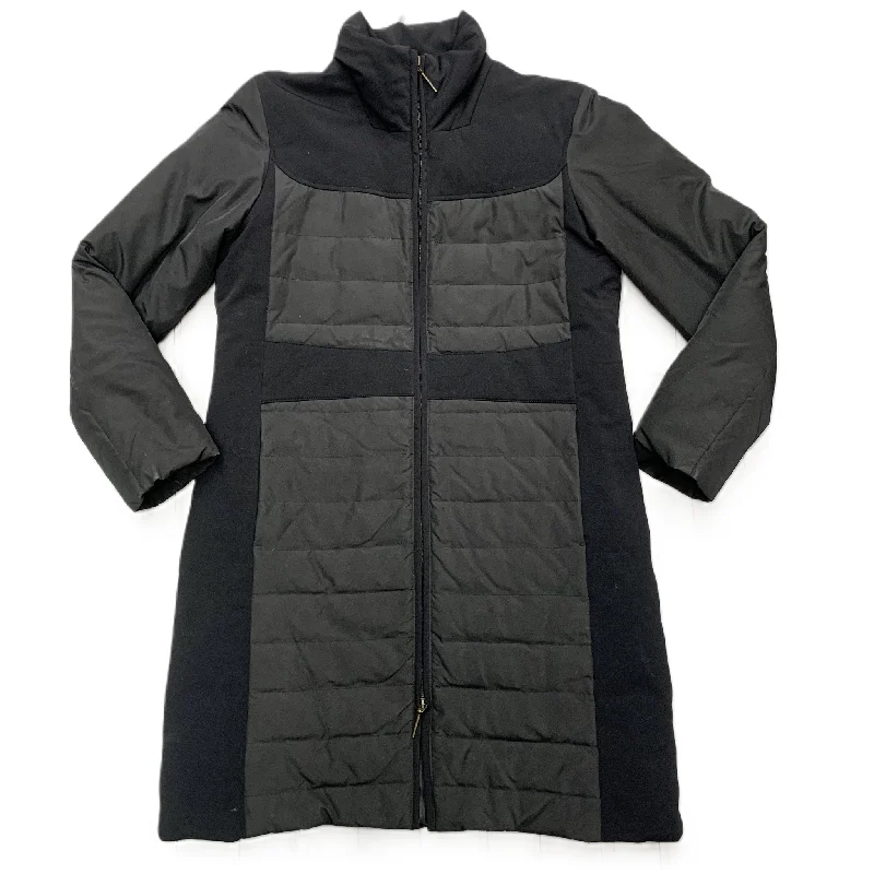 Jacket Puffer & Quilted By Via Spiga In Black, Size: L Chenille Jacket Brocade Jacket Lace Jacket