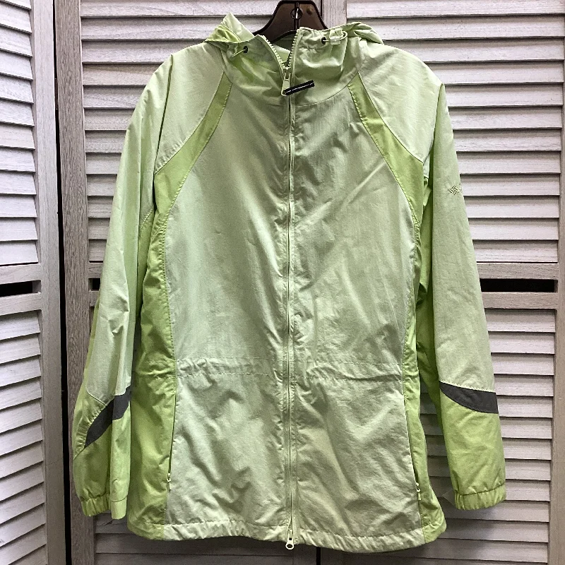 Jacket Windbreaker By Columbia In Green, Size: L Quilted Jacket Puffer Jacket Insulated Jacket