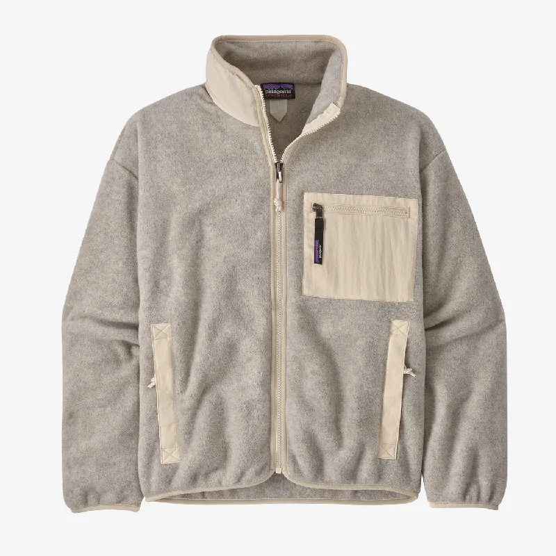 Women's Synchilla Fleece Jacket - Oatmeal Heather/Natural Mesh Jacket Canvas Jacket Denim Jacket