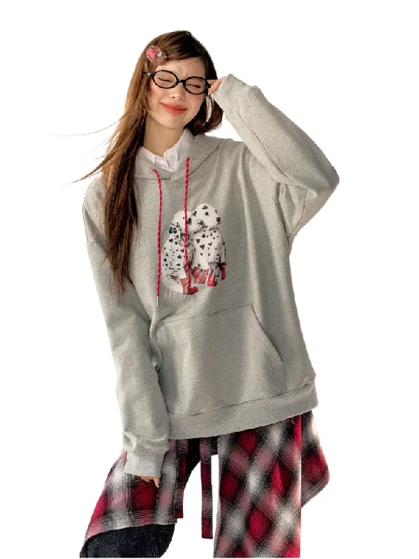 Printed Hooded Sweatshirt Jacket Chenille Fabric Brocade Fabric Lace Fabric