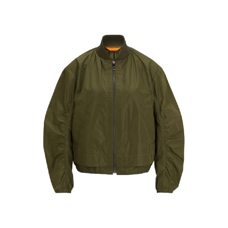 Water-repellent jacket in a relaxed fit Belted Jacket Elasticated Jacket Padded Jacket