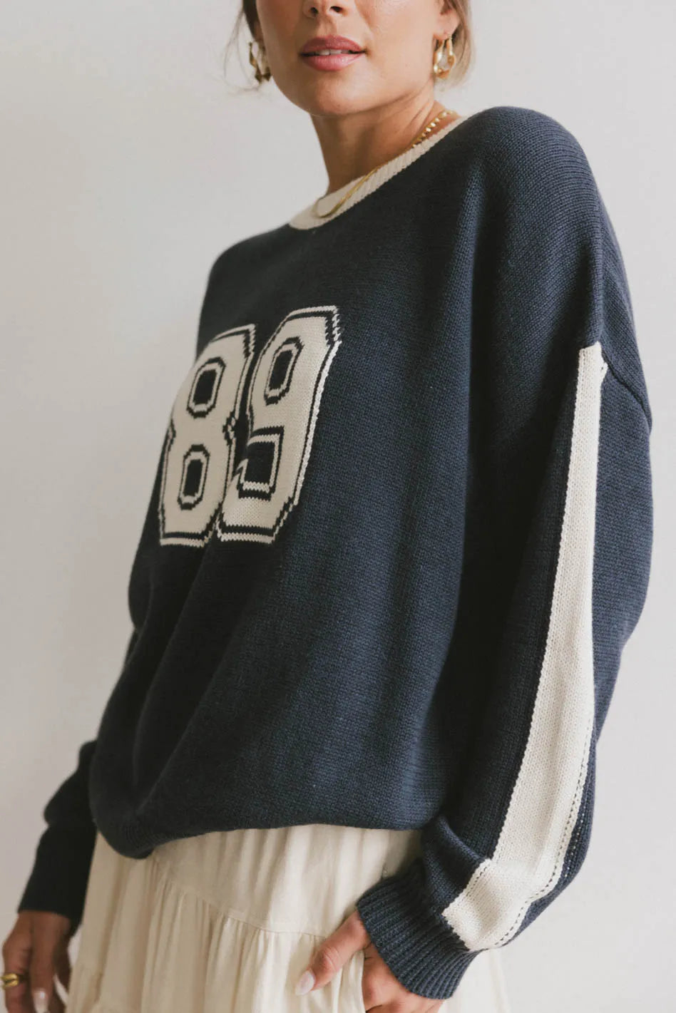 Selene Knit Sweater Stretchy Elastic Breathable