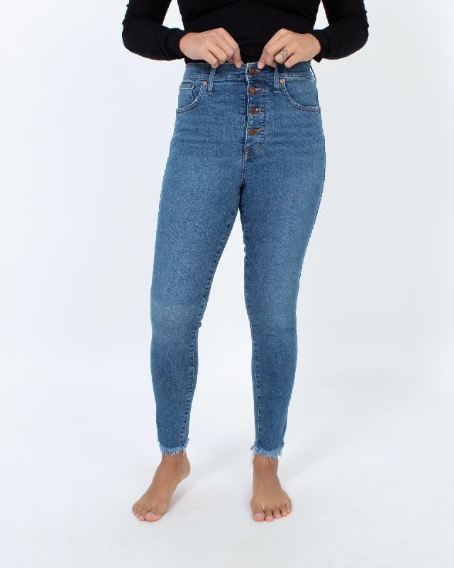 "10" High Rise Skinny" Jeans Chic Dark-Wash Skinny Jeans