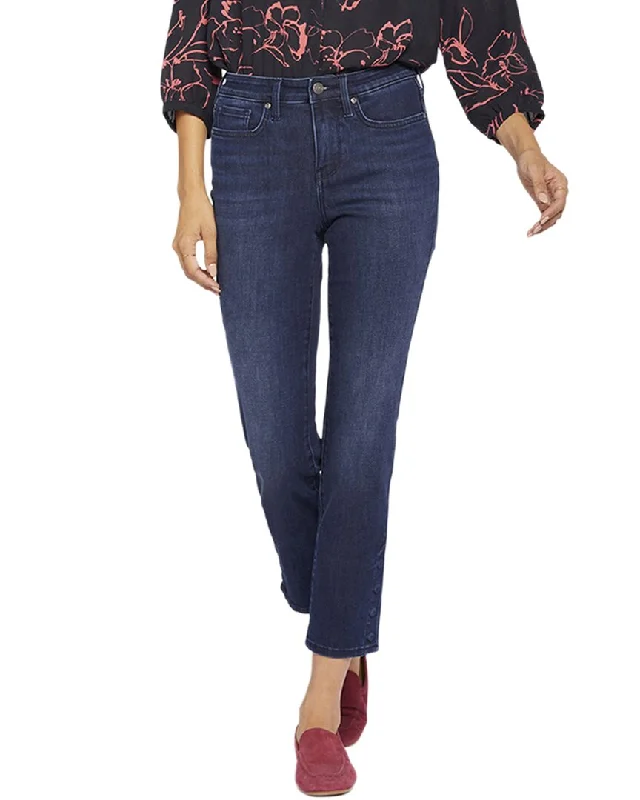 Nydj Sheri Inspire Slim Ankle Jean Casual High-Waisted Bootcut Jeans