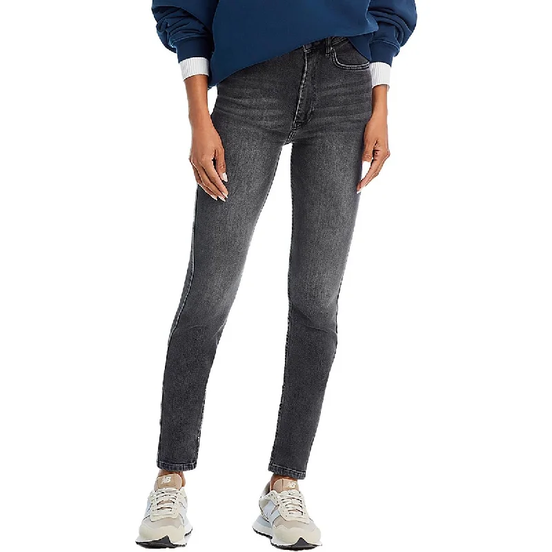 Womens High Waisted Skinny Leg High-Waisted Jeans Casual Loose Fit Jeans