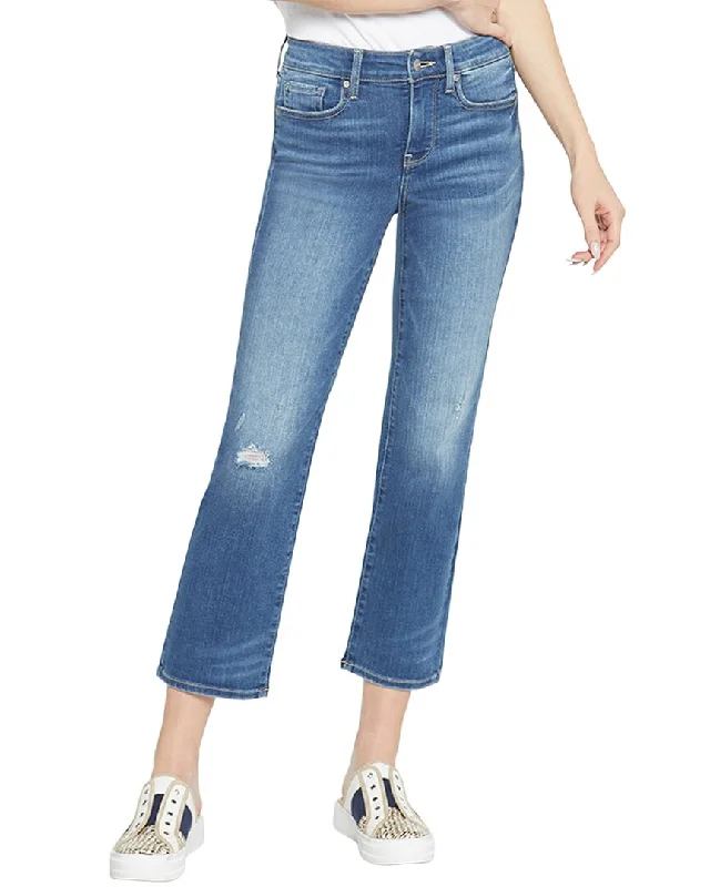 Nydj Marilyn Sacha Ankle Crop Jean Casual Straight-Leg Jeans