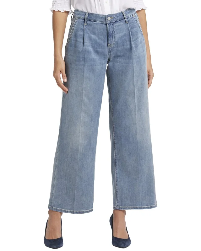 Nydj Petite Teresa Indigo Stream Ankle Crop Jean Trendy Plus Size Jeans