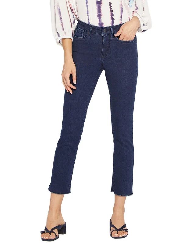 Nydj Petite Sheri Mystique Ankle Jean Comfortable Zip-Up Skinny Jeans