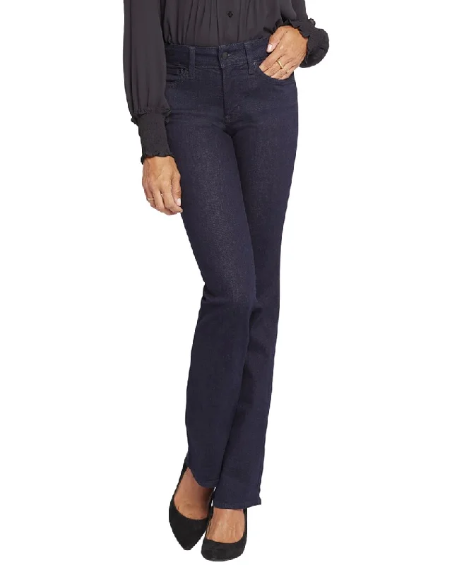 Nydj Petite Barbara Rinse Bootcut Jean Fashionable Raw Hemmed Jeans