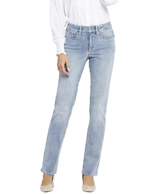 Nydj Petite Marilyn Haley Straight Jean Stylish Plus Size Denim Jeans