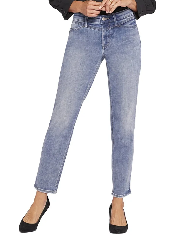 Nydj Margot Romance Front Crop Jean Fashionable Distressed Jeans