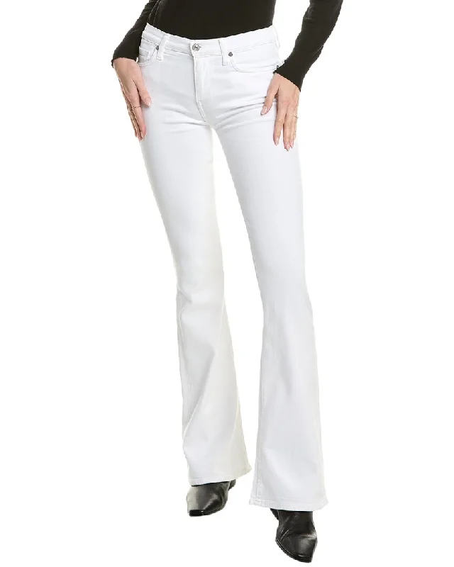 7 For All Mankind Ali High-Waist Soleil Classic Flare Jean Casual Straight-Leg Jeans 7 For All Mankind Ali High-Waist Soleil Classic Flare Jean Casual Straight-Leg Jeans