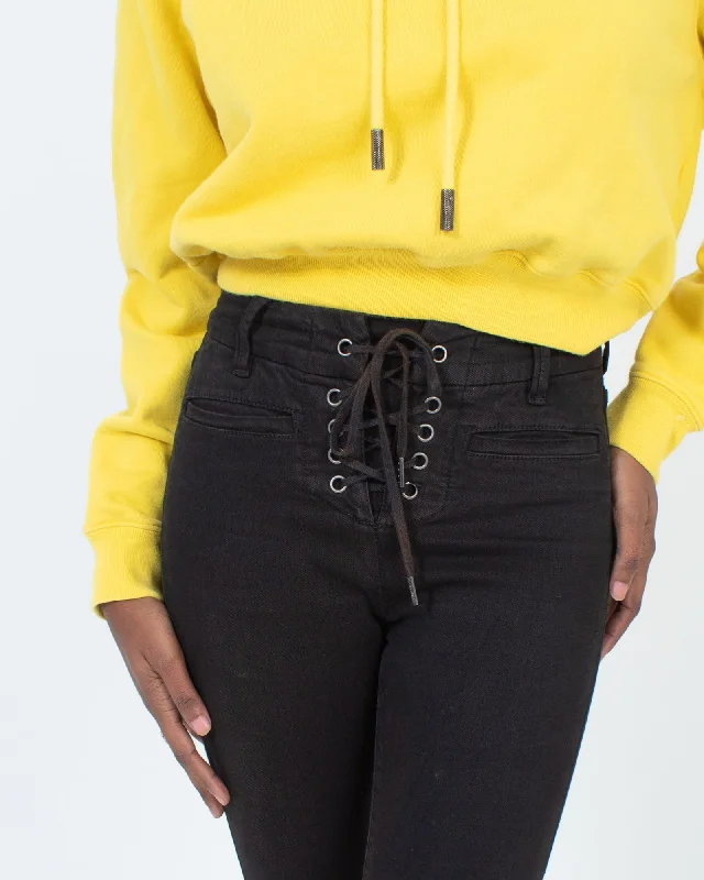 Black Skinny Jeans Cozy Relaxed Fit Denim Jeans