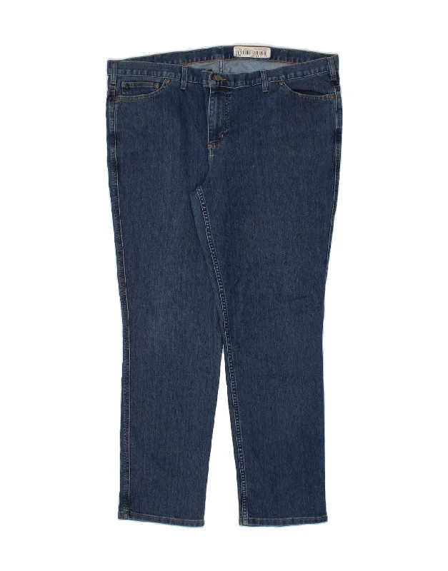 CARHARTT Womens Slim Jeans US 22 3XL W44 L30 Blue Cotton Casual Distressed Denim Jeans