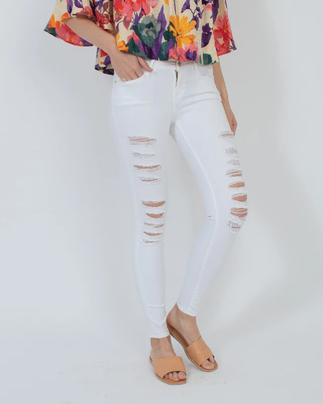 "Le Skinny De Jeanne" Jeans Comfortable Stretch Denim Jeans