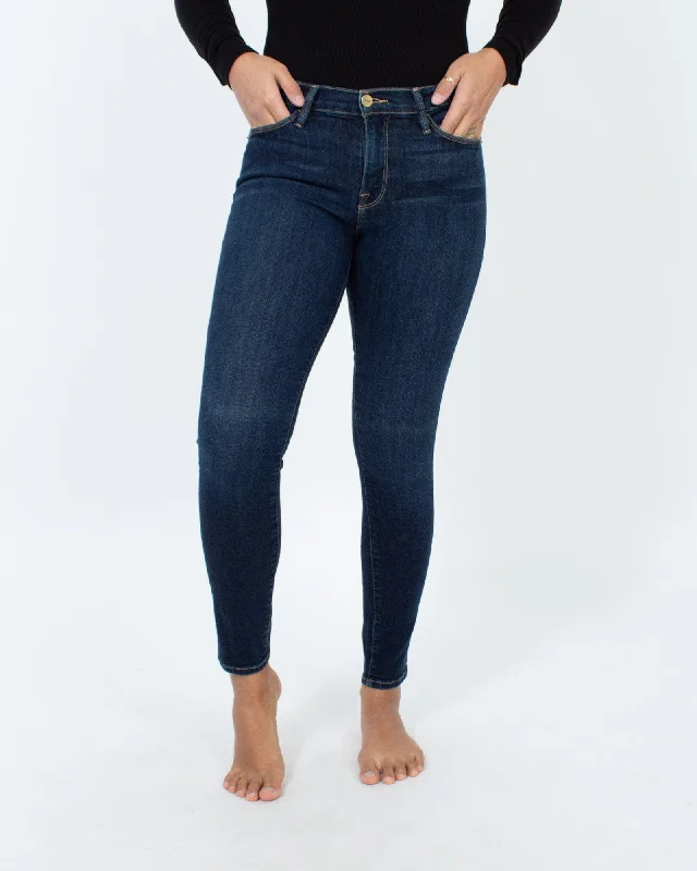 "Le Skinny De Jeanne" Jeans Comfortable Drawstring Waist Jeans
