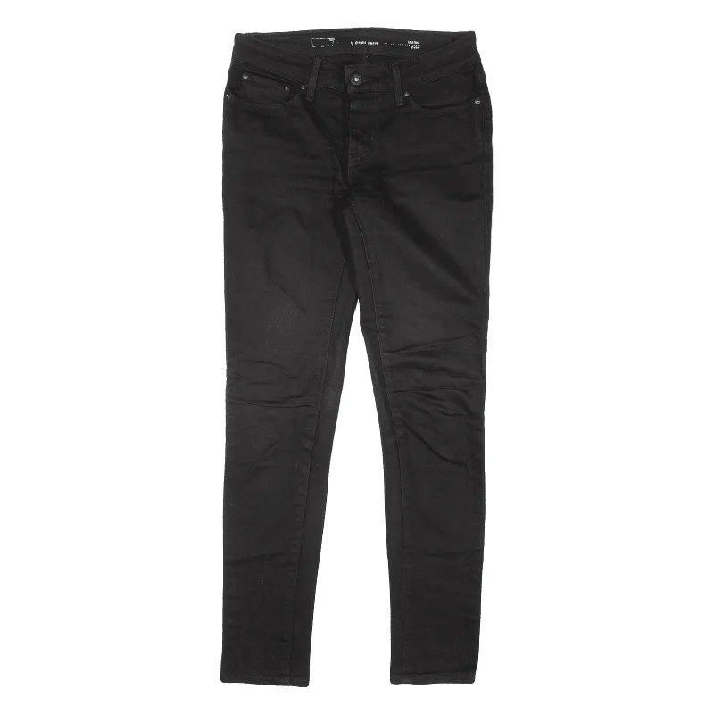LEVI'S Mid Rise Jeans Black Denim Slim Skinny Womens W24 L30 Casual Skinny Fit Jeans LEVI'S Mid Rise Jeans Black Denim Slim Skinny Womens W24 L30 Casual Skinny Fit Jeans