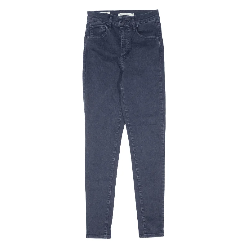 LEVI'S Mile High Big E Womens Jeans Blue Slim Skinny W25 L28 Trendy Skinny Fit Jeans LEVI'S Mile High Big E Womens Jeans Blue Slim Skinny W25 L28 Trendy Skinny Fit Jeans