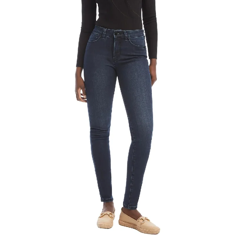 Lois Jeans Womens Mid-Rise Stretch Skinny Jeans Fashionable Vintage Wash Jeans