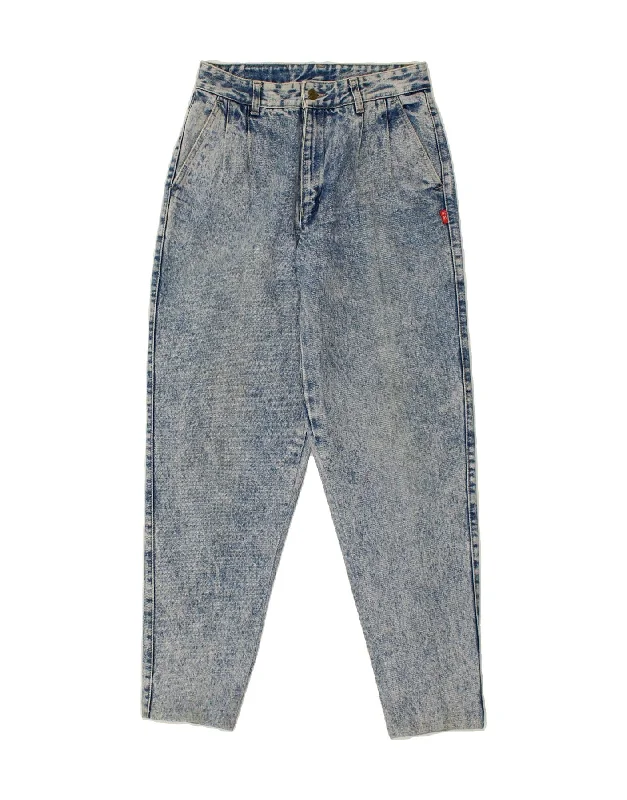 LUCKY STAR Womens Tapered Jeans W31 L30 Blue Cotton Fashionable Raw Hem Bootcut Jeans LUCKY STAR Womens Tapered Jeans W31 L30 Blue Cotton Fashionable Raw Hem Bootcut Jeans