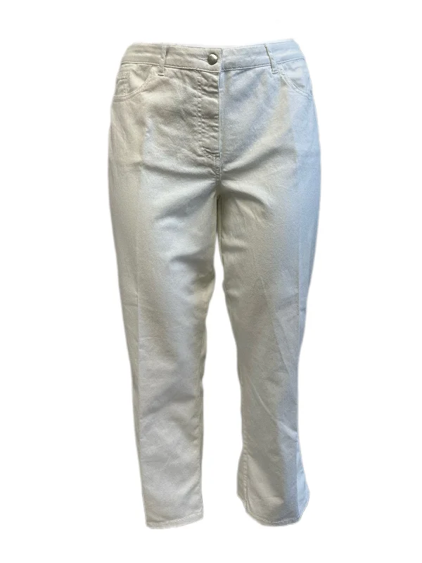 Marina Rinaldi Women's White Raffa Slimm Jeans Size 18W/27 NWT Comfortable Full-Length Denim Jeans Marina Rinaldi Women's White Raffa Slimm Jeans Size 18W/27 NWT Comfortable Full-Length Denim Jeans