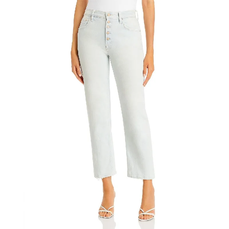 Mother Womens Pixie Tomcat High Rise Ankle Straight Leg Jeans Trendy Plus Size Jeans Mother Womens Pixie Tomcat High Rise Ankle Straight Leg Jeans Trendy Plus Size Jeans