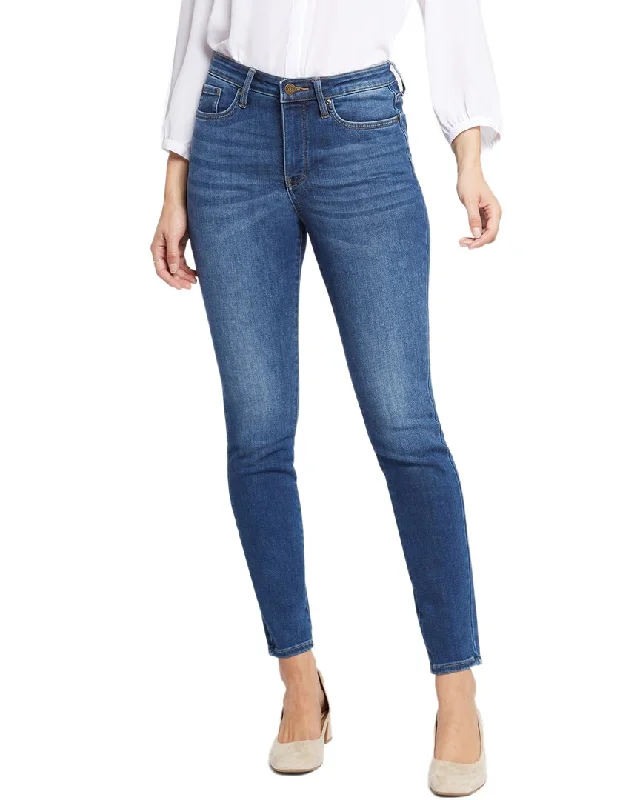 NYDJ Ami Presidio Skinny Leg Jean Trendy Cut-Off Denim Shorts