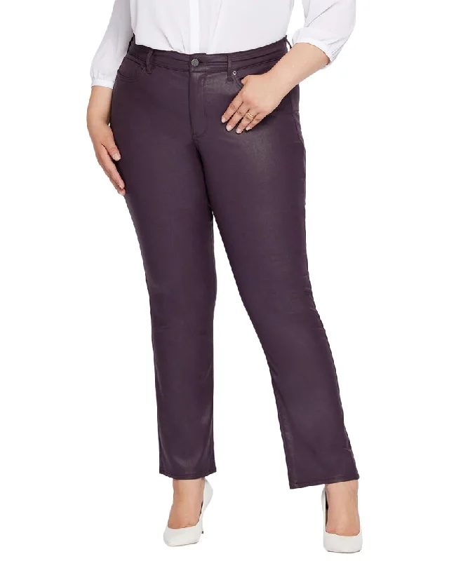 NYDJ Marilyn Straight Jean Trendy Bootcut High-Waisted Jeans