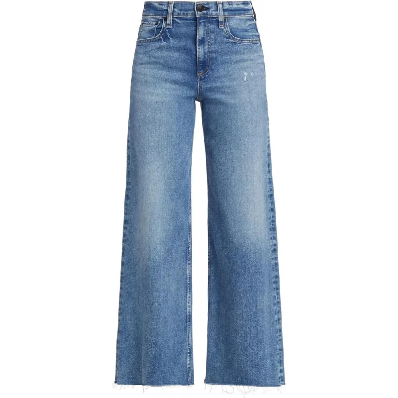 rag & bone Women's Flexi Sofie Ankle High Stretch Jeans, Monterosso Elegant Dark-Wash Bootcut Jeans