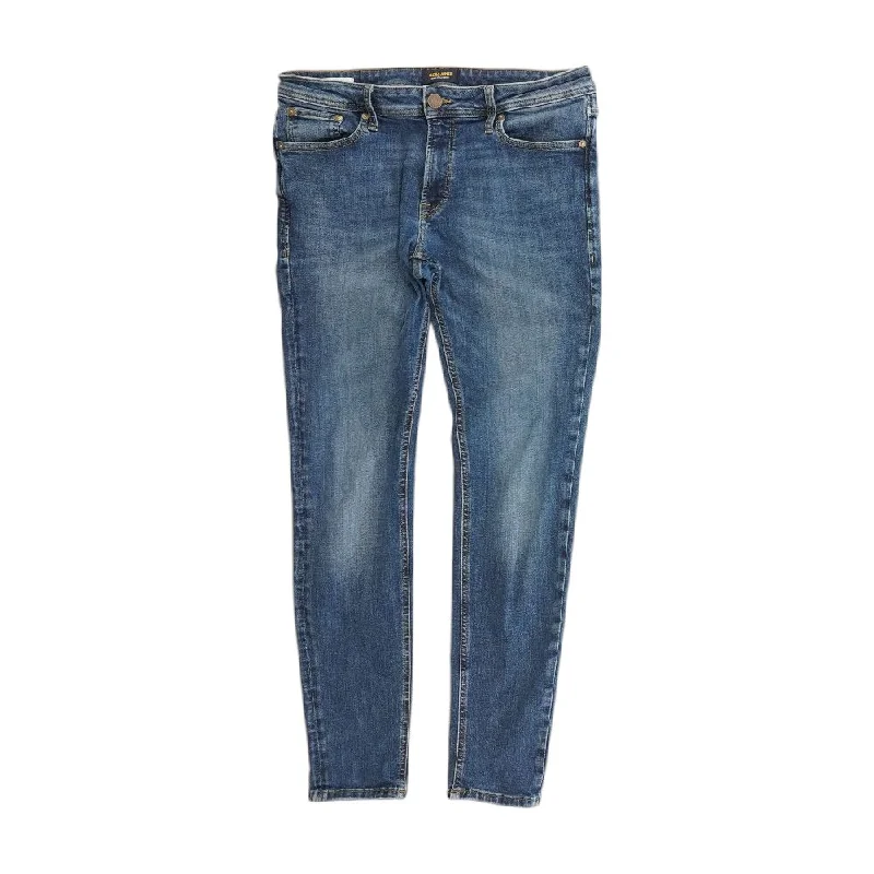 Solid Skinny Jeans Casual Light Wash Jeans