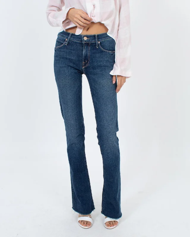 "The Runaway" Frayed Jeans Stylish High-Waisted Denim