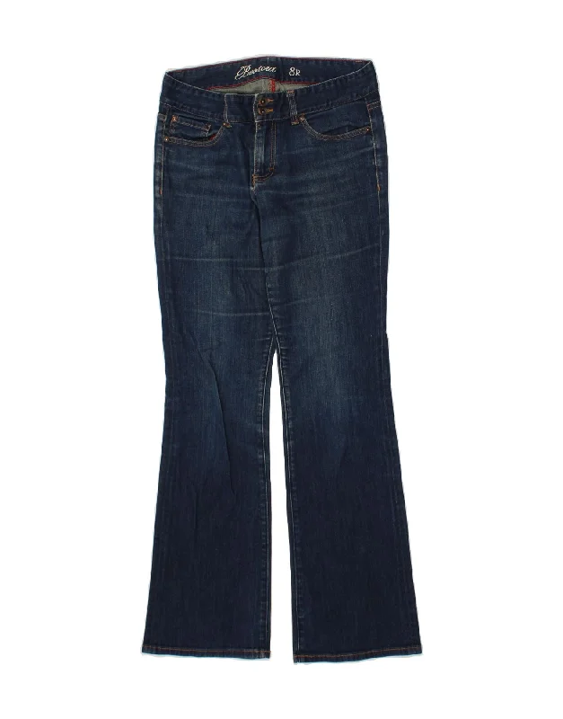 TOMMY HILFIGER Womens Bootcut Jeans US 8 Medium W30 L32 Blue Cotton Chic Ripped Jeans