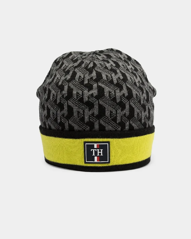 Tommy Jeans Men's Monogram Beanie Black Casual Distressed Skinny Jeans