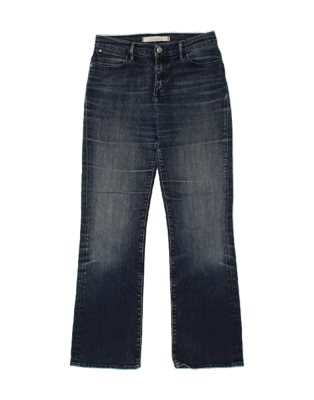 WRANGLER Womens TIna Bootcut Jeans W29 L30 Blue Cotton Fashionable Slouchy Fit Jeans