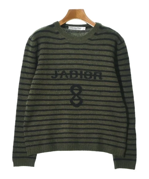 Christian Dior Sweaters Mesh Sweater Canvas Denim