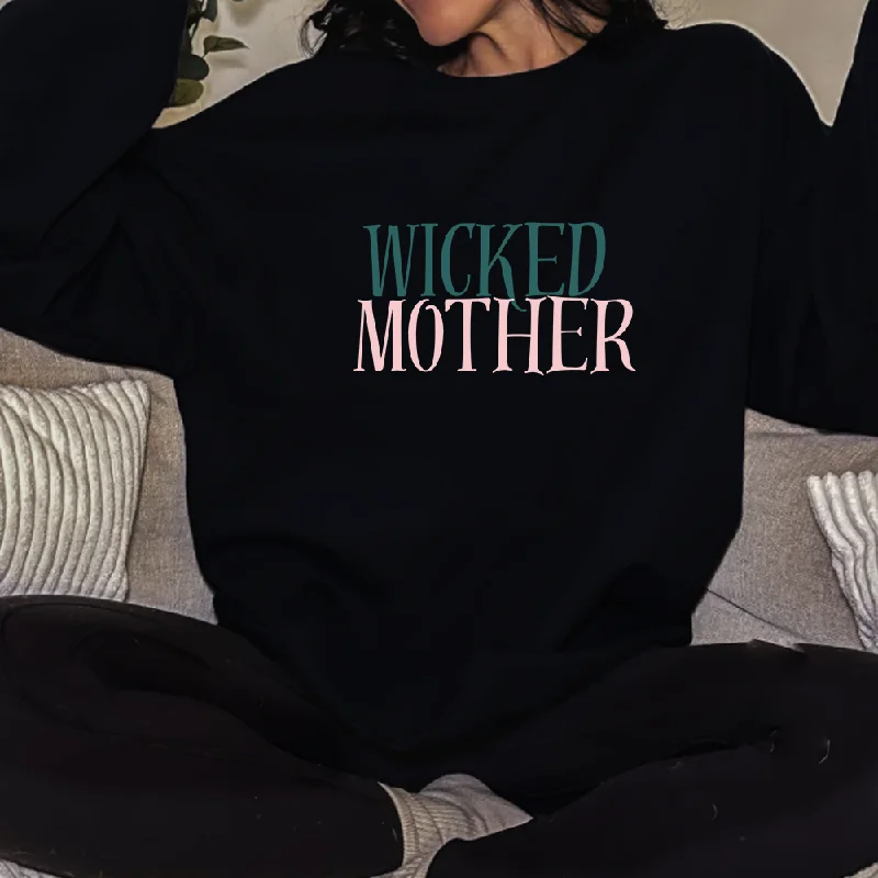 Wicked Mother Women's Sweatshirt Hoodie with Pattern Geometric Abstract