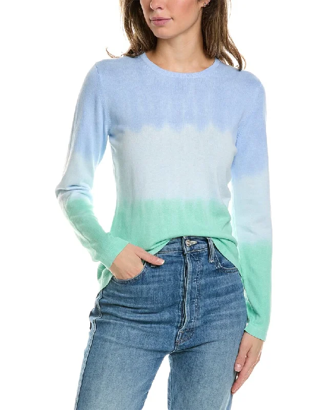 Alashan Cashmere Dip-Dye Cashmere-Blend Sweater Fitted Slim Tailored