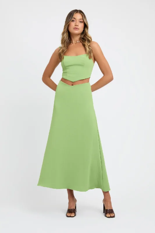 Alpha Vee Skirt pleated skirt texture