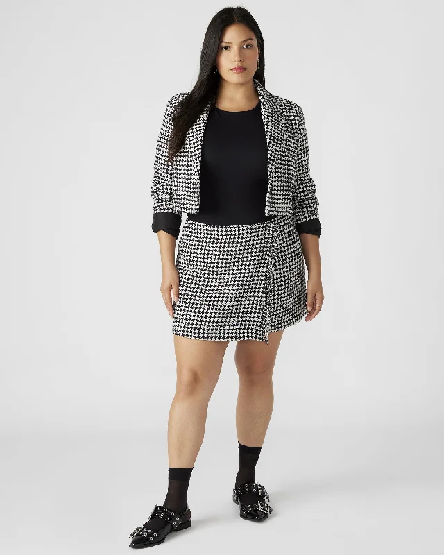 LEON SKIRT BLACK/WHITE mini skirt trendy