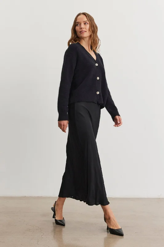 CADENCE SATIN SKIRT cashmere skirt fine