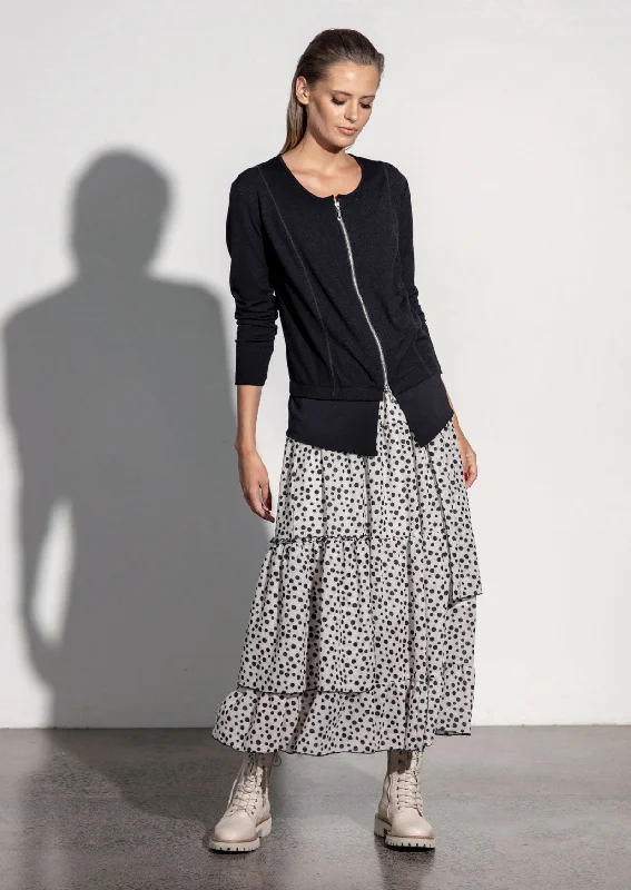 Cavendish Skirt velvet skirt glossy